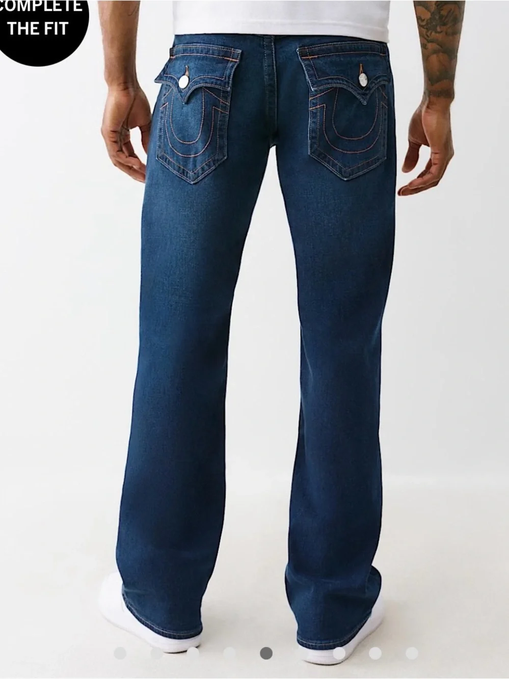True Religion BILLY Men’s Jeans Flip Pocket Straight 36x32 W36 L32